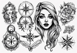 Girls Mystery Trip from Cincinnati w/compass tattoo idea