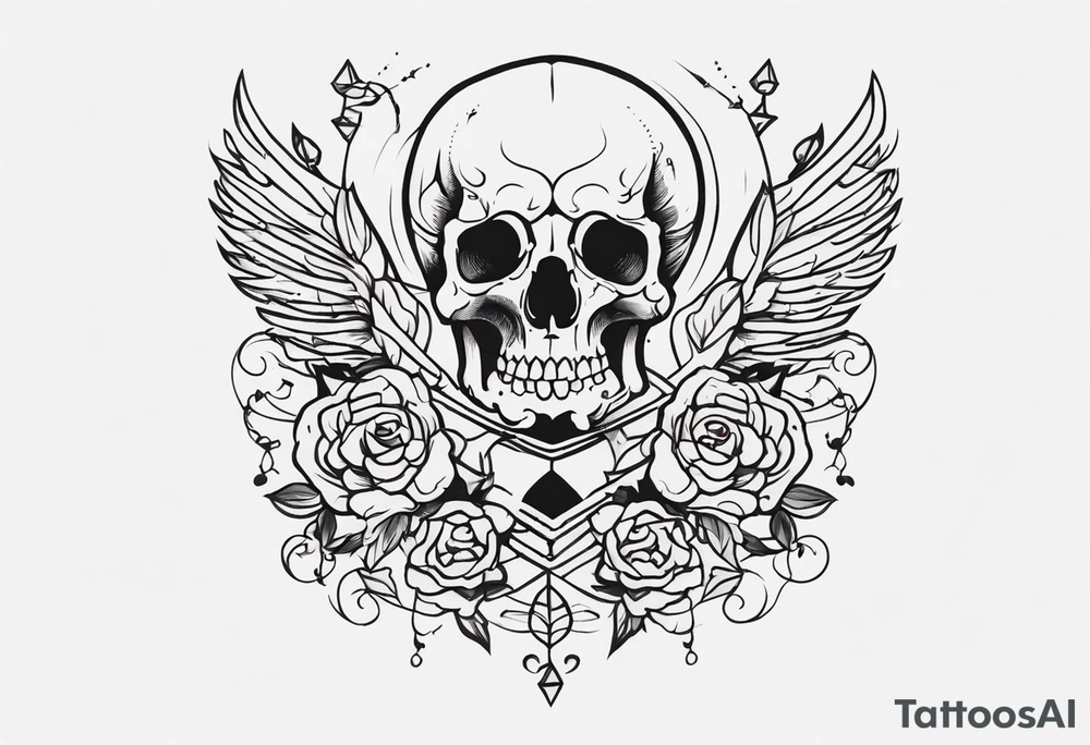 skeleton tattoo idea