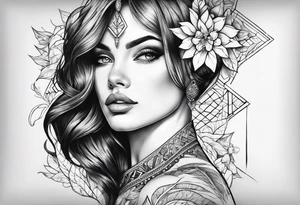 Juste un losange vide tattoo idea