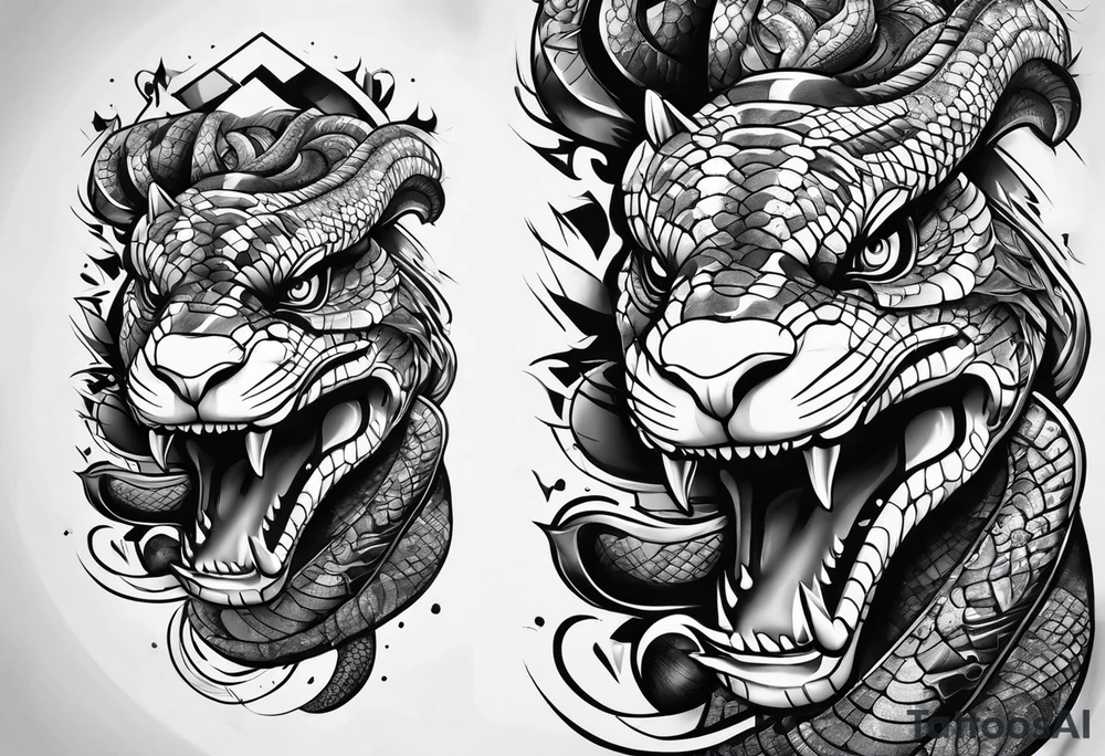 gta v gangsta snake arm sleeve tattoo tattoo idea