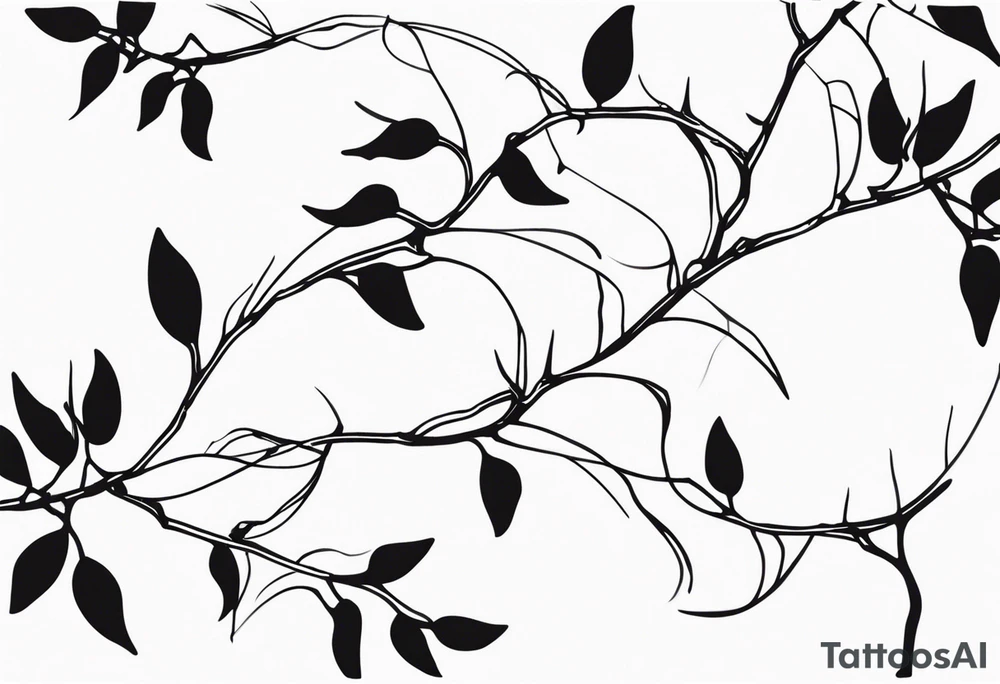 Thorny Vine tattoo idea