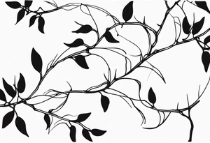 Thorny Vine tattoo idea