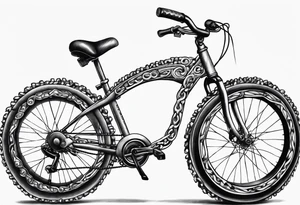 bicycle chain tattoo idea