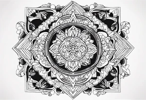 Schöne Zukunft nicht zurück schauen tattoo idea