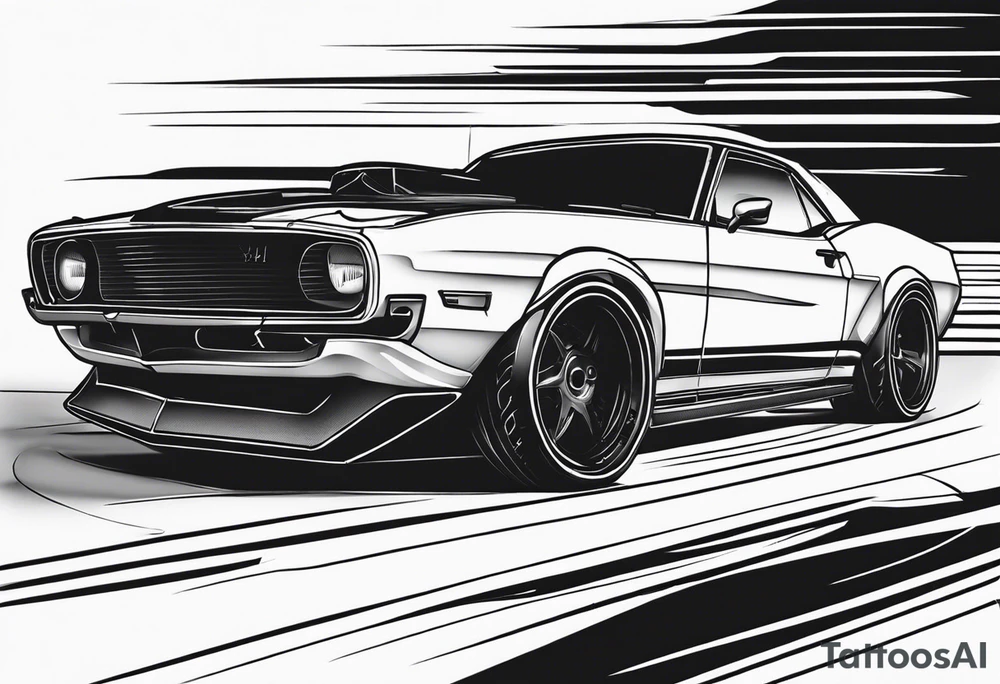 car tattoo idea