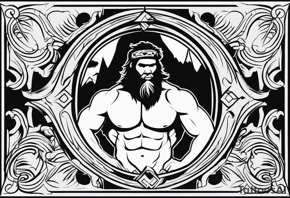 caveman established 2010 tattoo idea