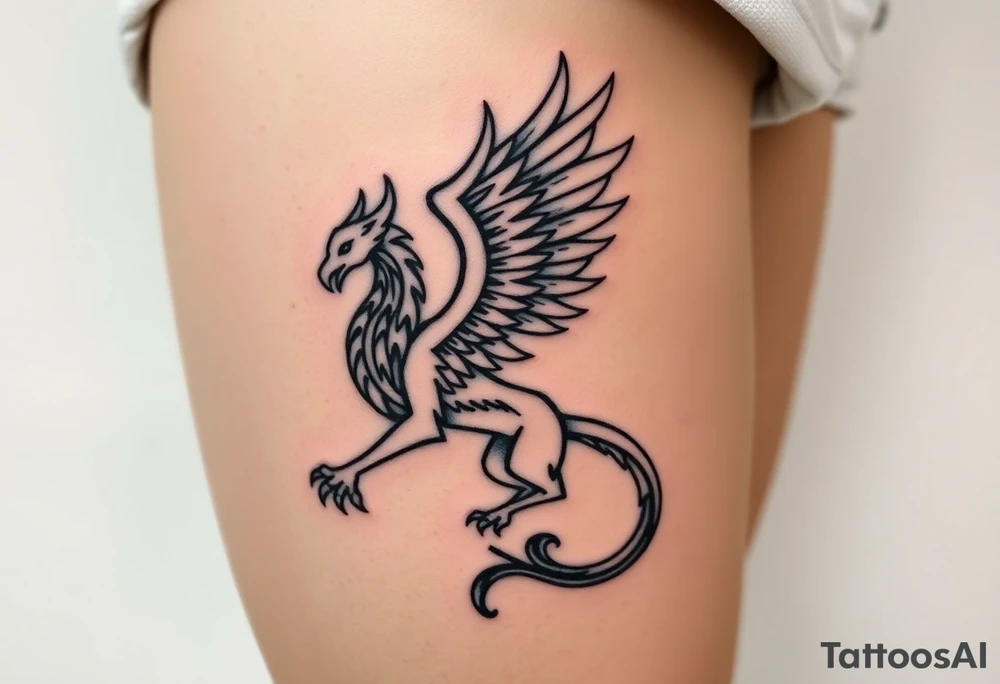 gryphon tattoo idea