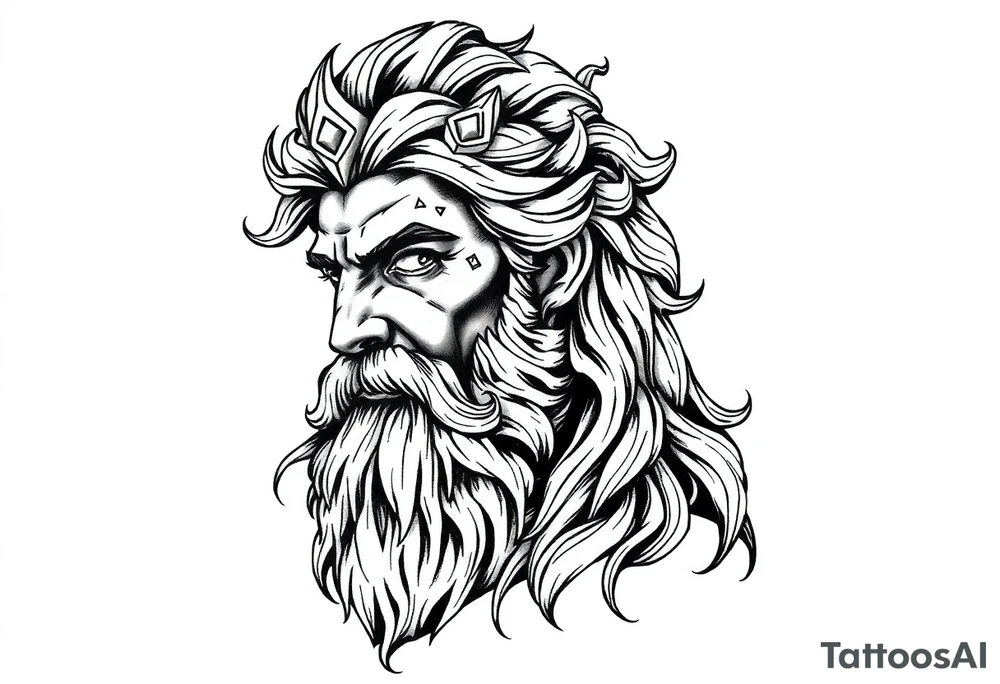 GREEK GOD tattoo idea