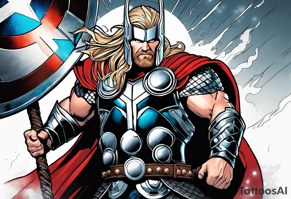 The Mighty Thor from MCU tattoo idea