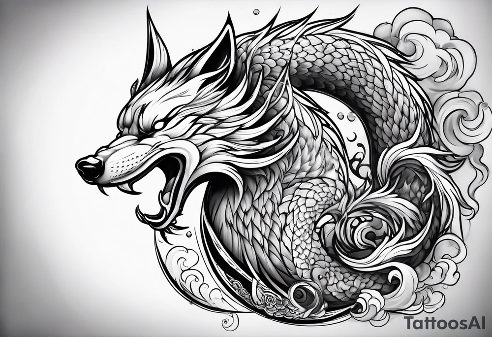 9 tails tattoo idea