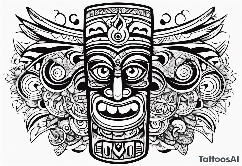 Totem pole tattoo idea