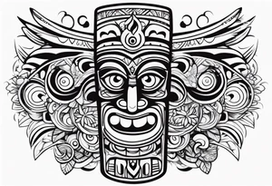 Totem pole tattoo idea