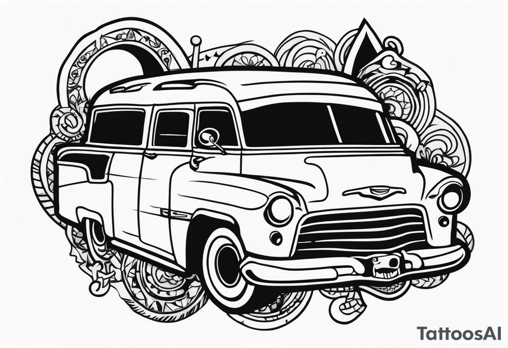 Rock a billy tattoo idea