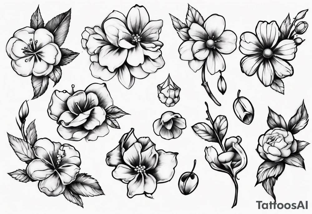 Kirschblüten tattoo idea