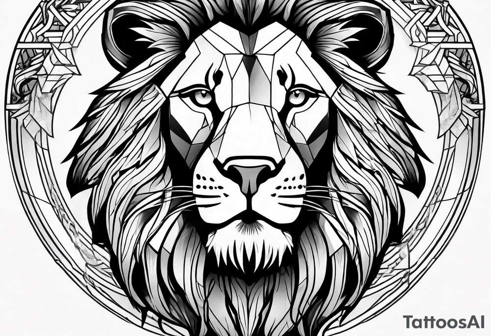 Lion from atlas tattoo idea