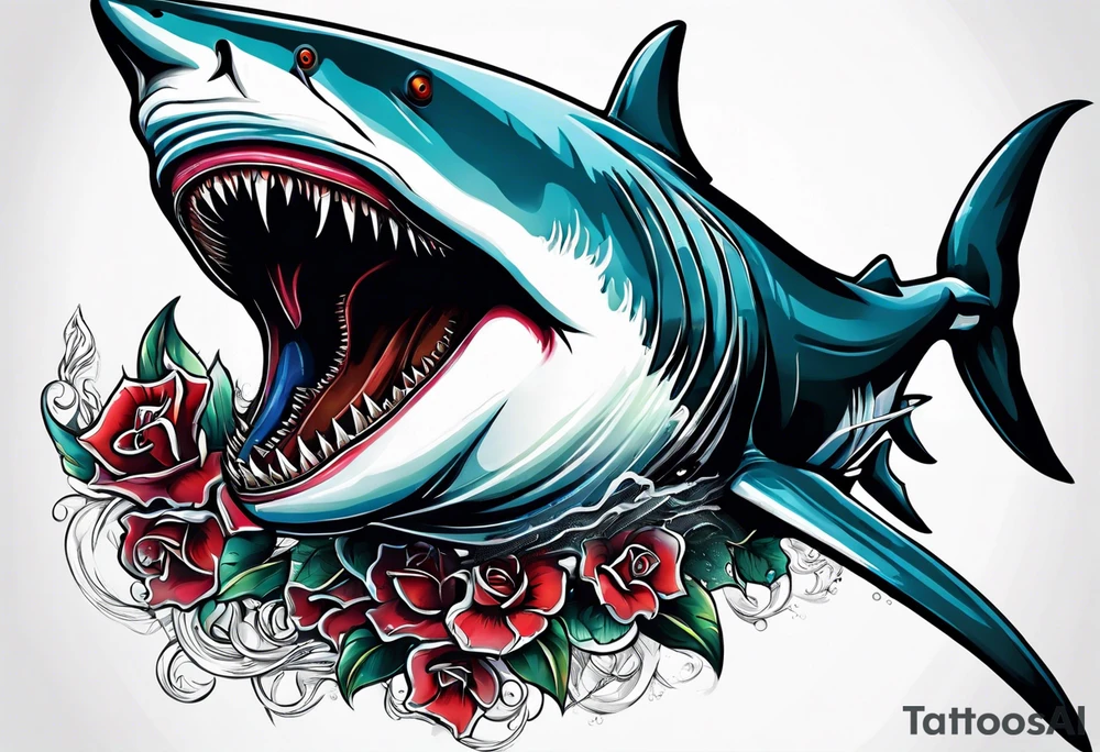 Megalodon tattoo idea