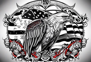 Patriotic tattoo idea