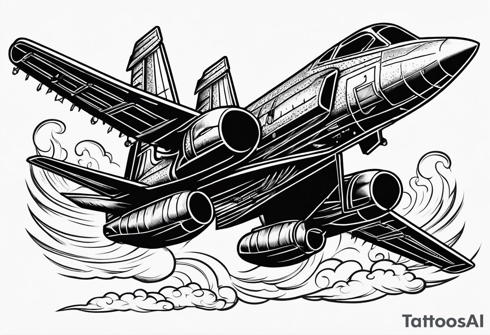 air strike tattoo idea