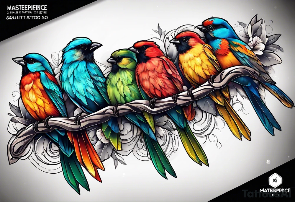 Birds tattoo idea