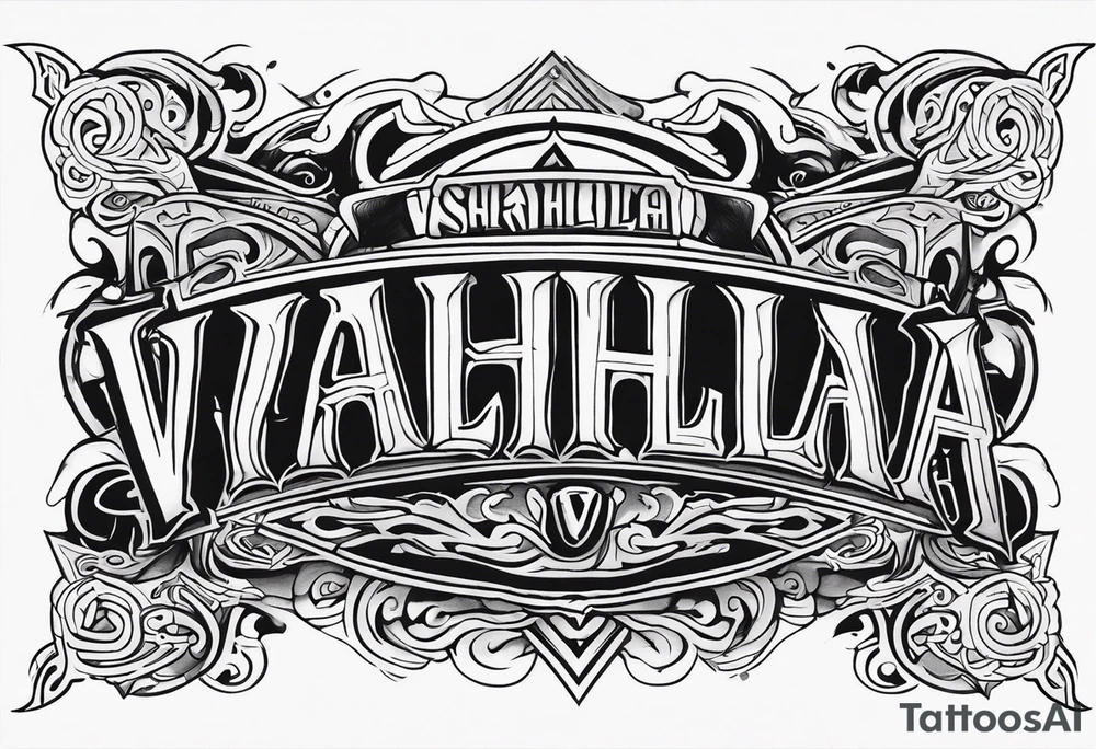 Valhalla mist tattoo idea