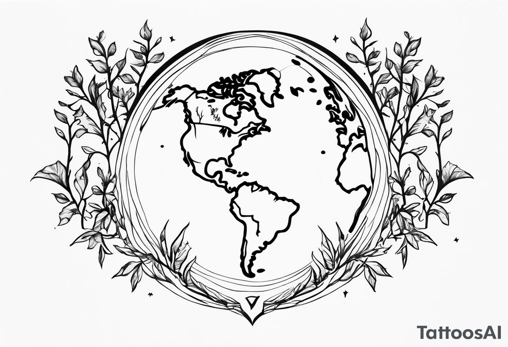 Gothic Mother Earth tattoo idea