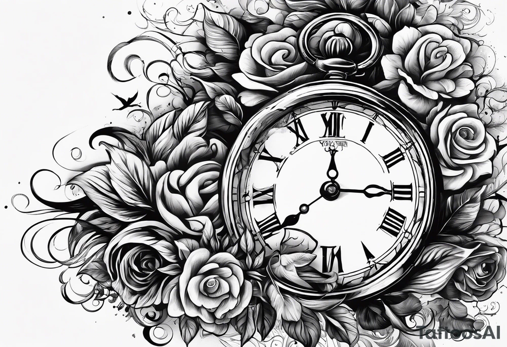 Text of: Don't wate your time looking back, you're not going that way tattoo idea