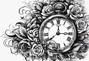 Text of: Don't wate your time looking back, you're not going that way tattoo idea