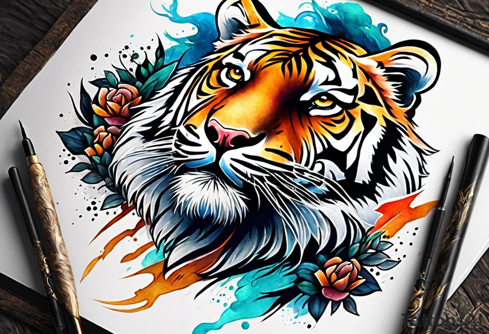 Tiger & Cubs tattoo idea
