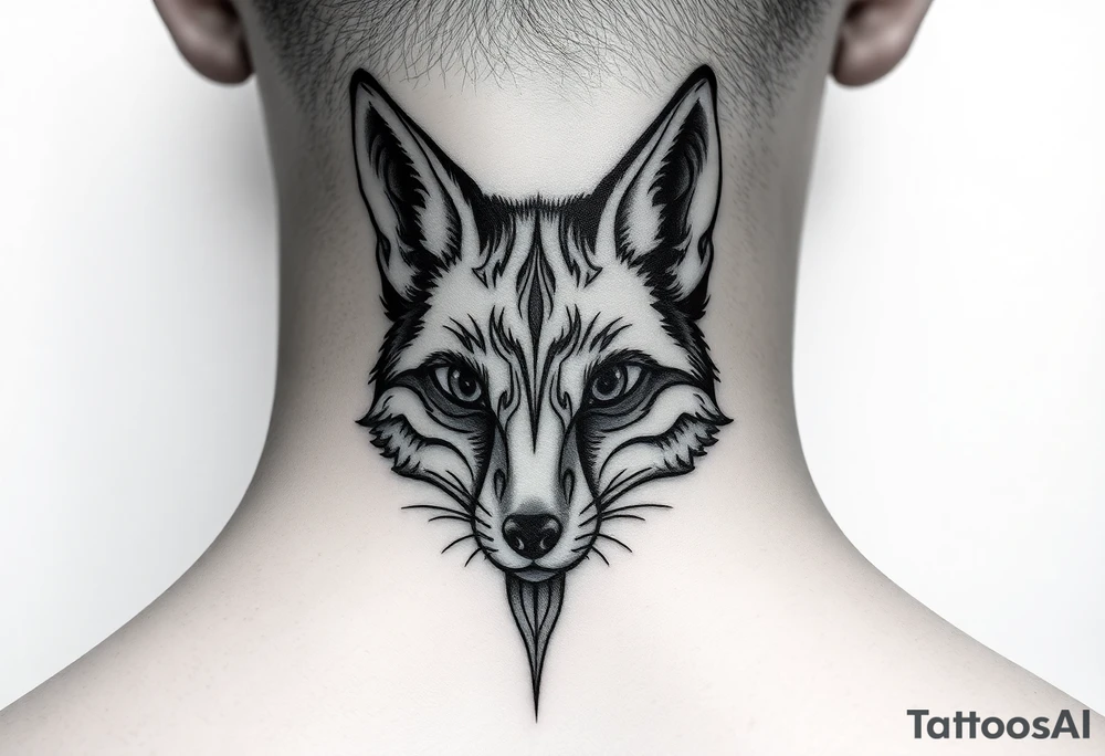 Remove the fox head tattoo idea