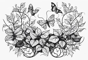 ivy, ants, tattoo idea