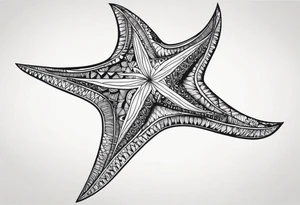 star fish tattoo idea