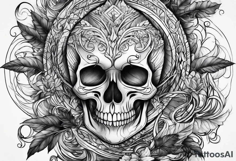 human veins tattoo idea