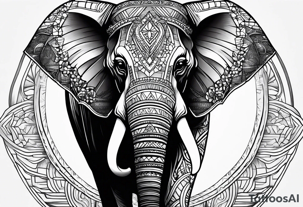 Elephant tattoo idea