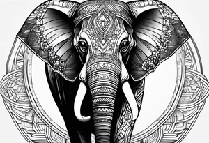 Elephant tattoo idea