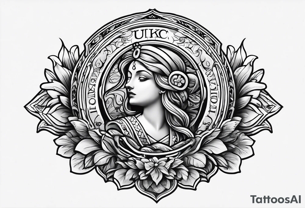 Lucky penny tattoo idea
