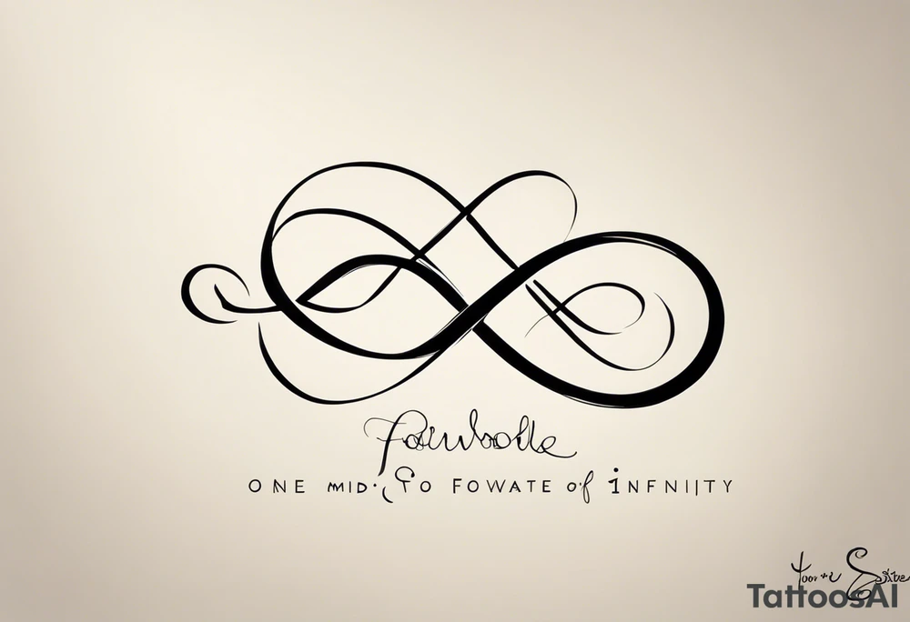 Eternity Symbol: A delicate, outlined infinity symbol as the foundation of the tattoo. 
Puzzle Piece: One small, outlined puzzle piece placed along one of the loops of the eternity symbol (typically on the lower curve or where the lines cross in the middle). 
Handwritten Text: Your sister’s words, “to my favorite sister,” can flow along the curve of the infinity symbol, following its shape. 

Positioned horizontally on your ankle for a balanced look. tattoo idea