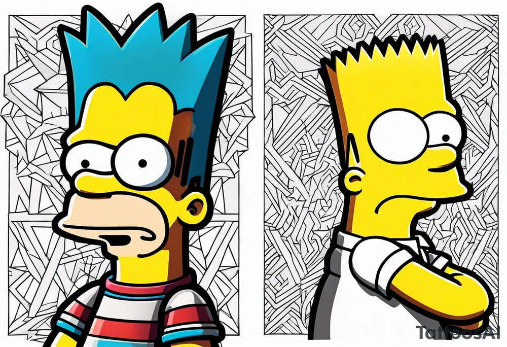 Bart Simpsons tattoo idea