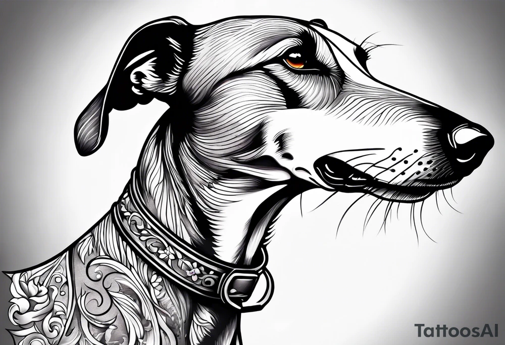 Greyhound tattoo idea