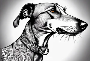 Greyhound tattoo idea