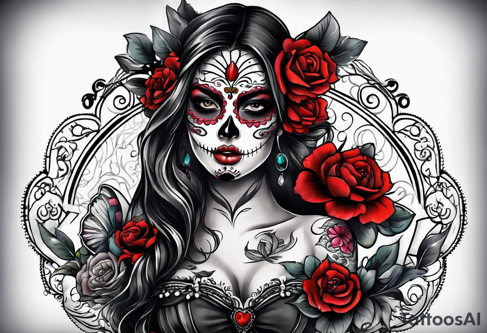 Day of the Dead tattoo idea
