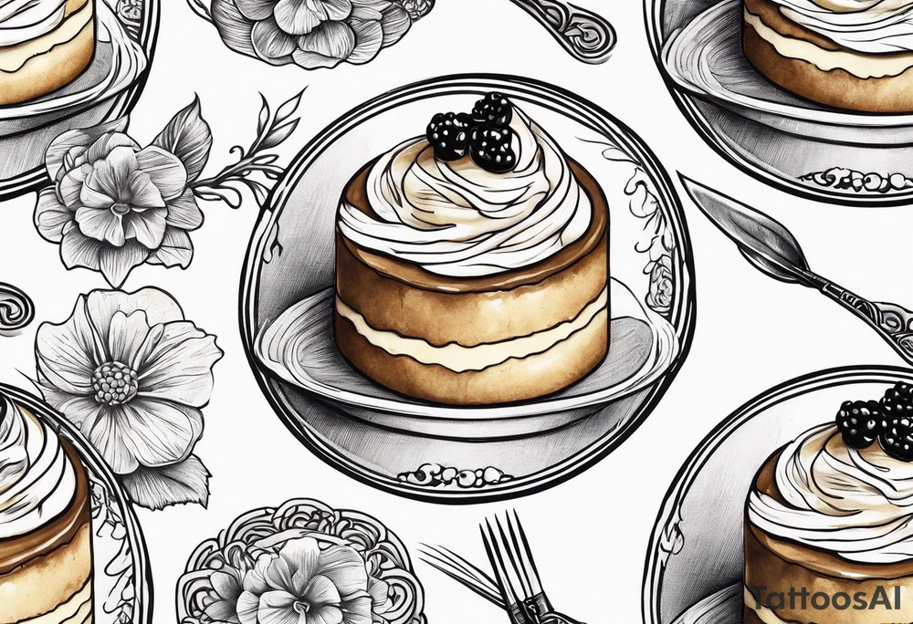 whisk, Cream, Knife, cheesecakes resembles pastry chef tattoo idea