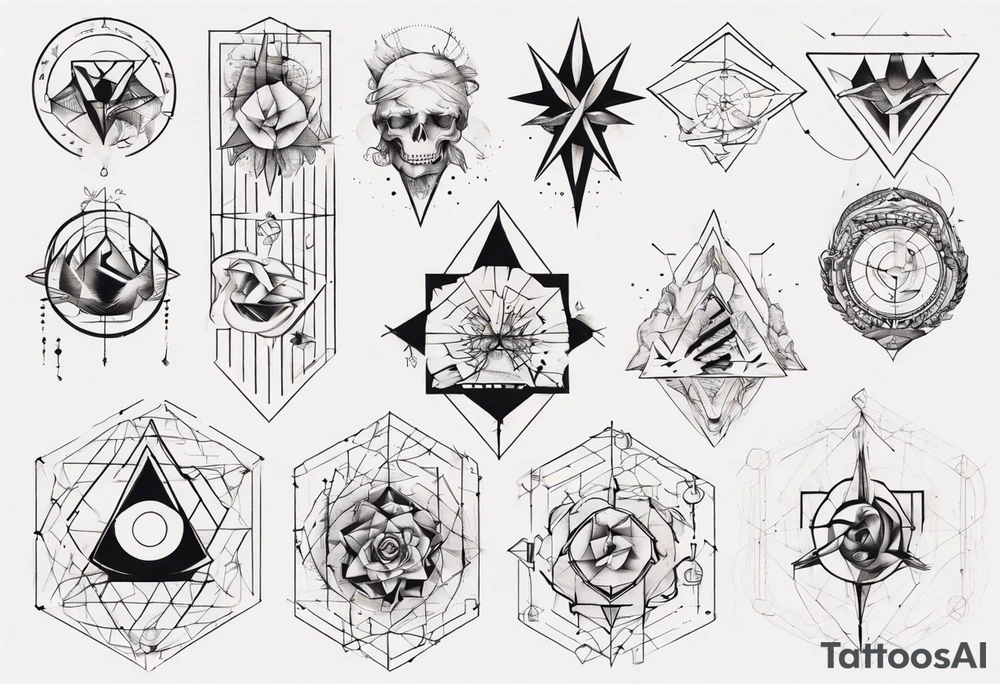Friendship graph tattoo idea