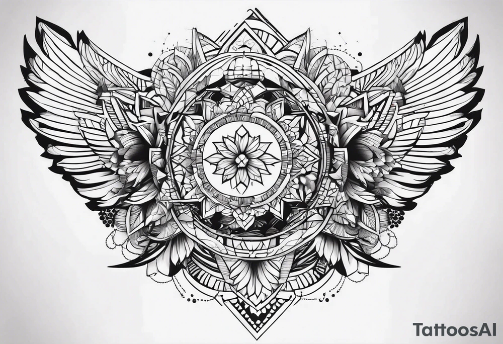 Два пистолета на рёбрах tattoo idea