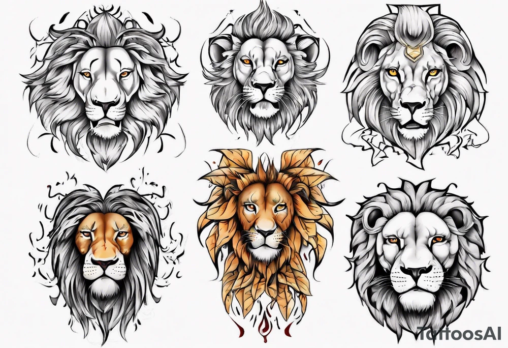 Lion tattoo idea