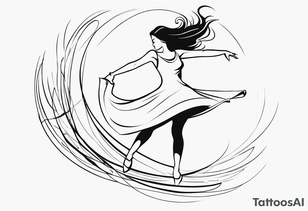 dancing tattoo idea