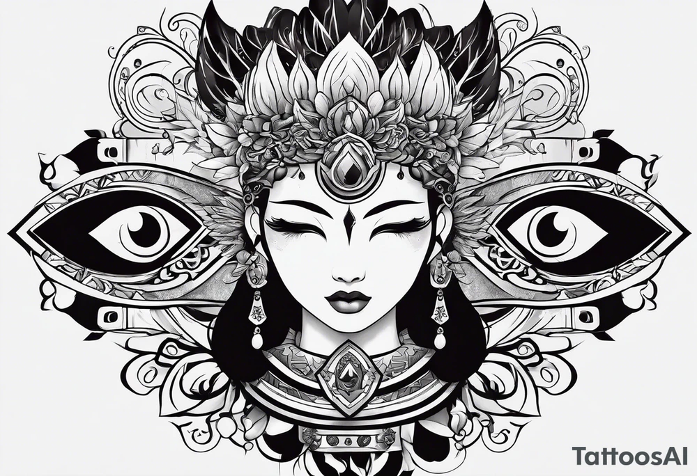 A symbol that emphasizes intelligence, strength and determination. tattoo idea A symbol that emphasizes intelligence, strength and determination. tattoo idea