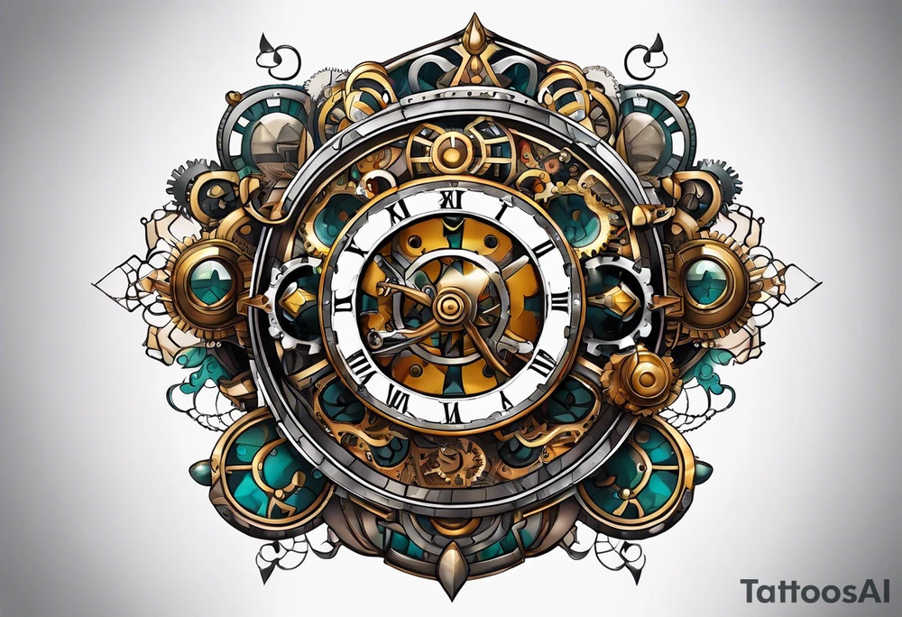 Steampunk tattoo idea