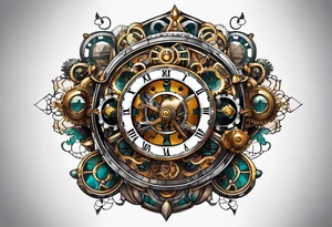 Steampunk tattoo idea
