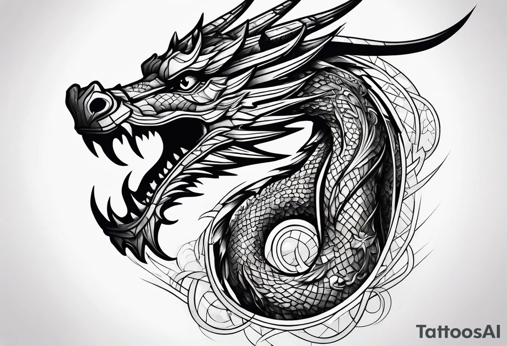 Dragon tattoo idea