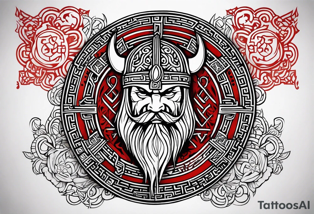 Viking runes tattoo idea